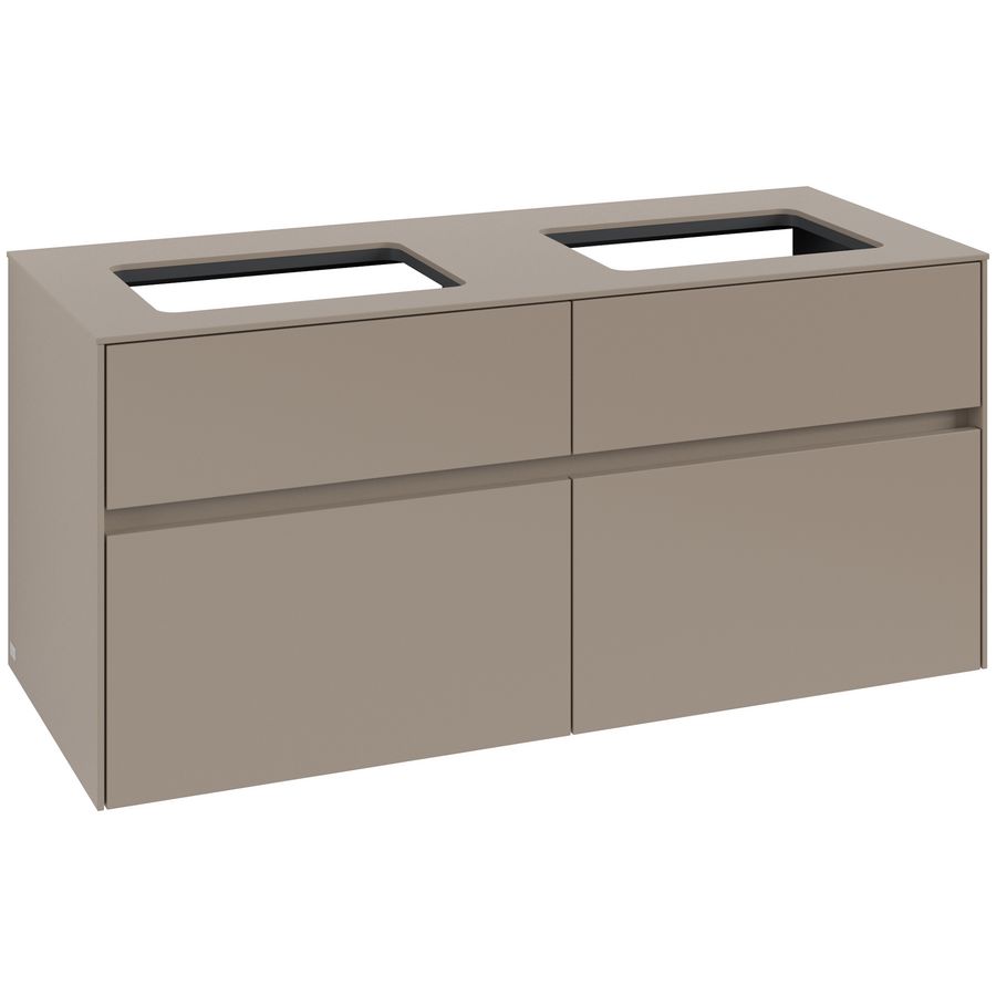 Wastafelonderkast Collaro 1200x548x500mm Taupe C115B0VM