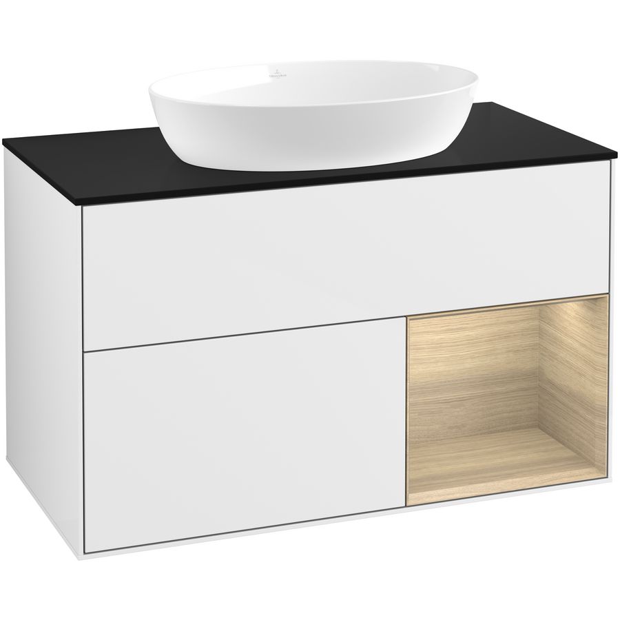 Wastafelonderkast Finion 1000x603x501mm G.White.L FA22PCGF