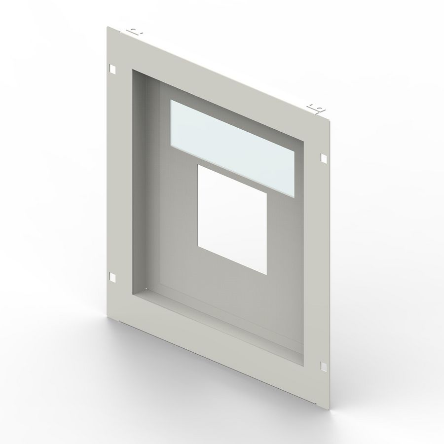 Frontplaat 3P DPX-IS 1600 Vert. XL3S 4000 breedte 16 mod