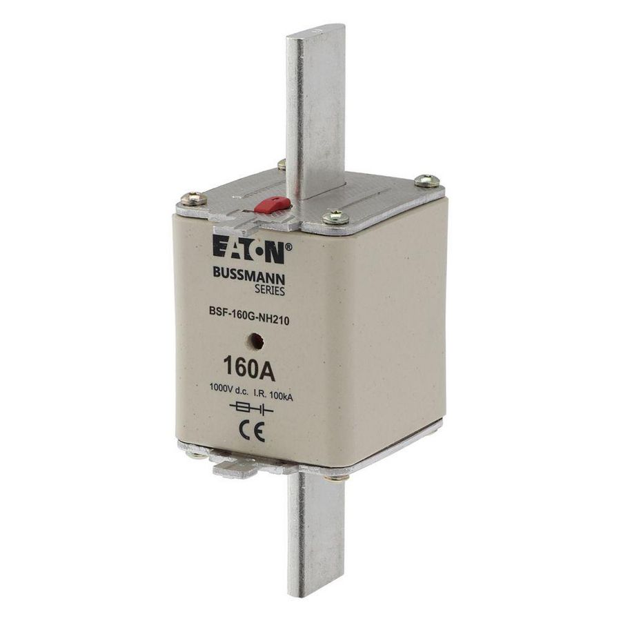 Zekering hoge snelheid 160A DC 1000V NH2 54x61x150mm gBat