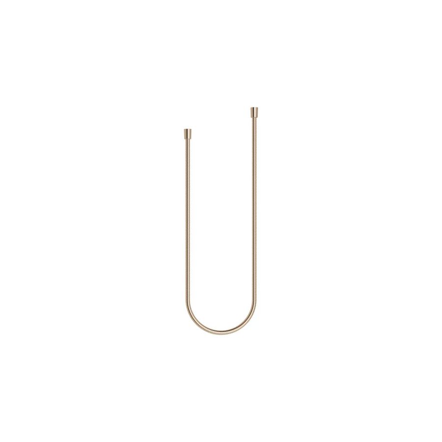 Metalen doucheslang 1/2"x1/2"x1250mm Light Gold gebors.