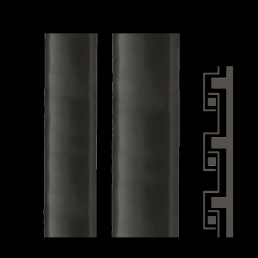 Rol a 25m. Beschermslang verzinkt PVC mantel 35,5x42mm IP68