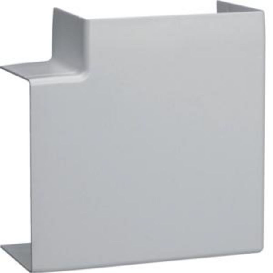 Vlakke hoek voor goot 60x110mm LF lichtgrijs