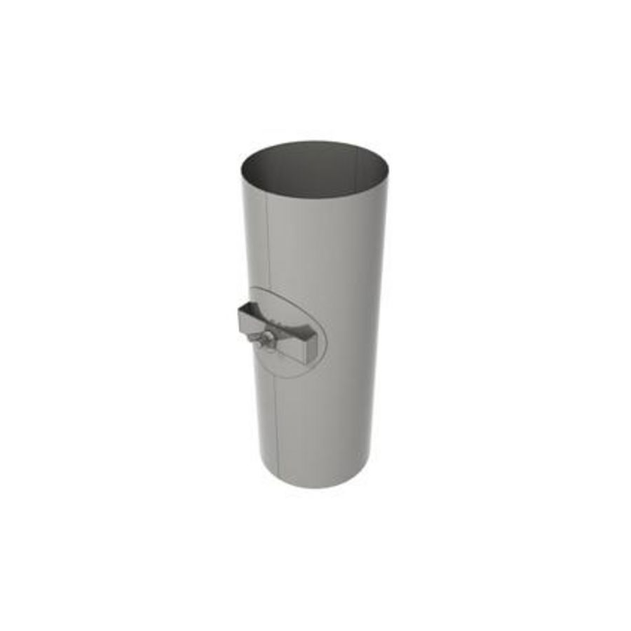 Inspectiestuk RVS L=266mm voor flexibele slang Ø100