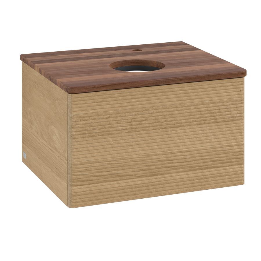 Wastafelonderkast Antao 600x360x500mm Honey Oak L29152HN