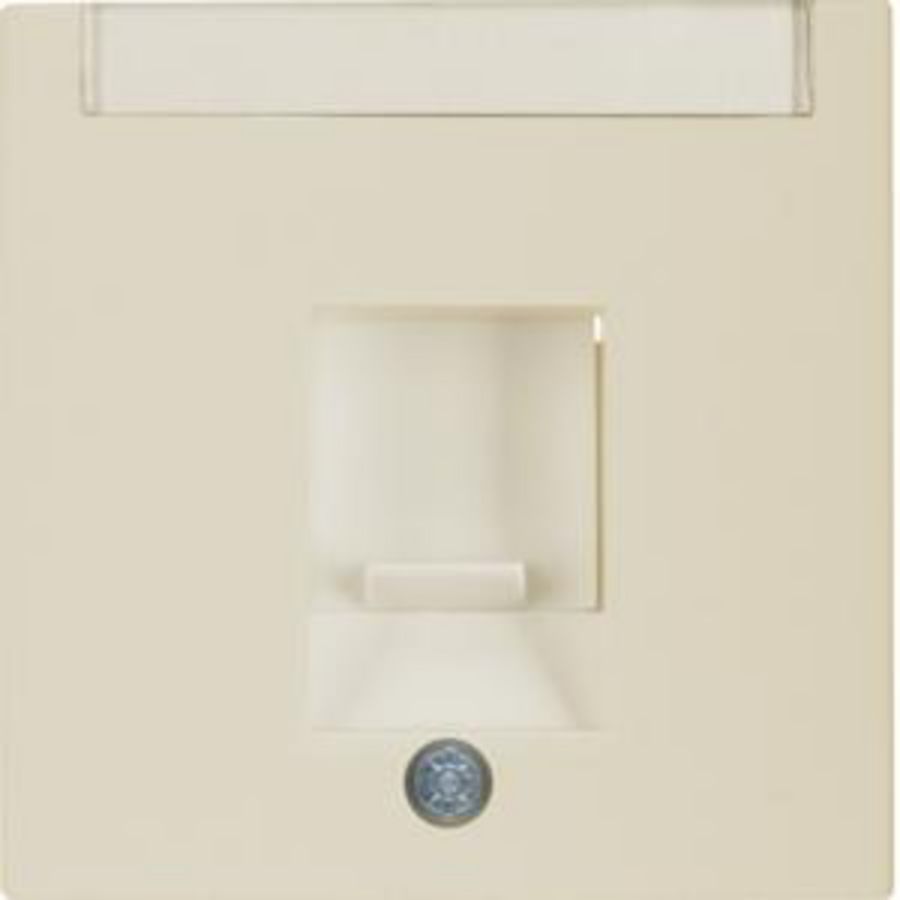 Centraaldeel RJ-data 1-v met stof berker S.1/B.3/B.7 wit glans