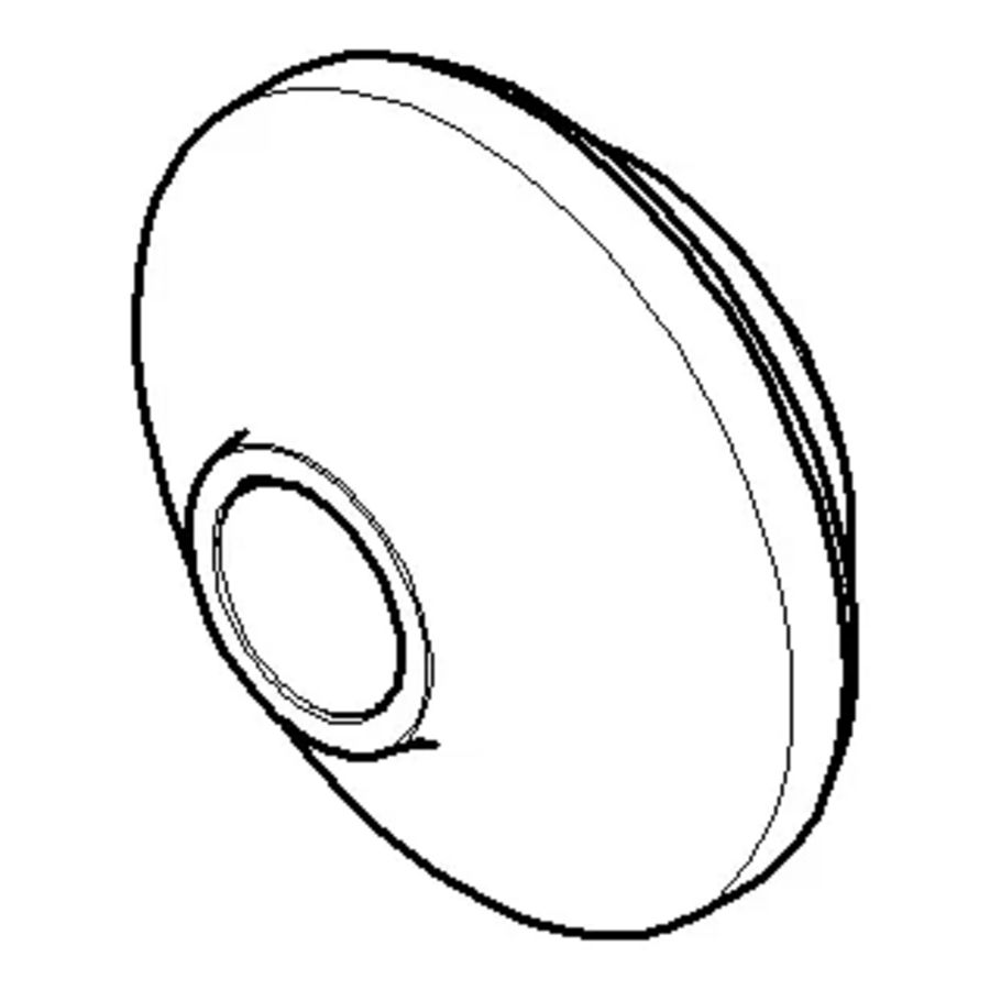Rozet 38x19mm Champagne (22kt Goud)