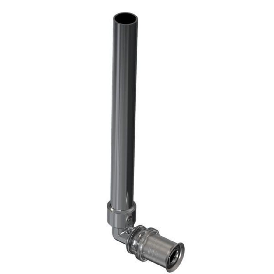 Aansluitbocht pers TIGRIS M5 DRL 16x15mm spie-eind