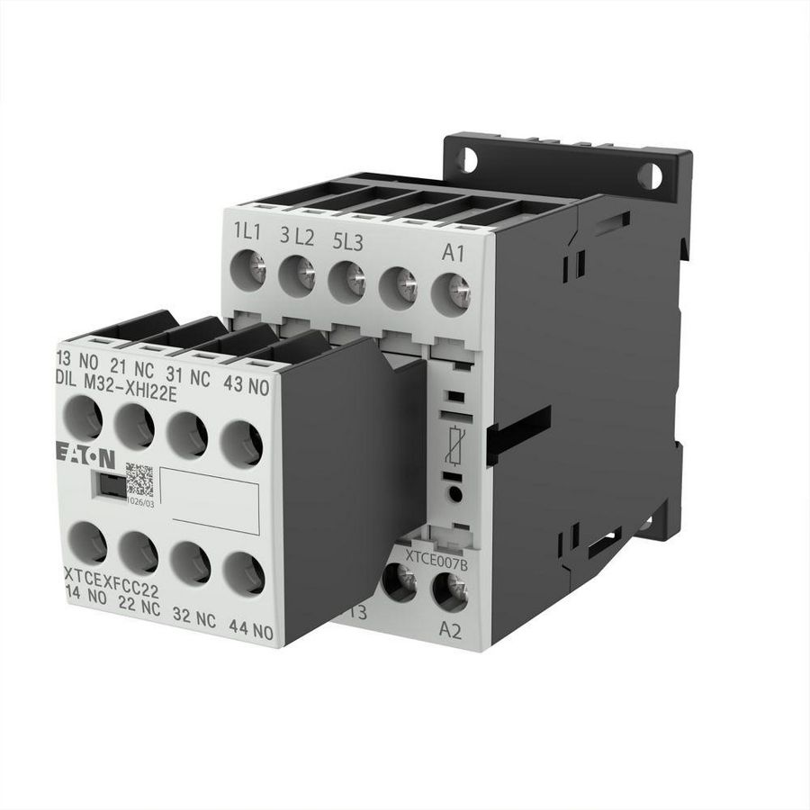Magneetschakelaar DILM7-22(24VDC) 3kW 2m 1v