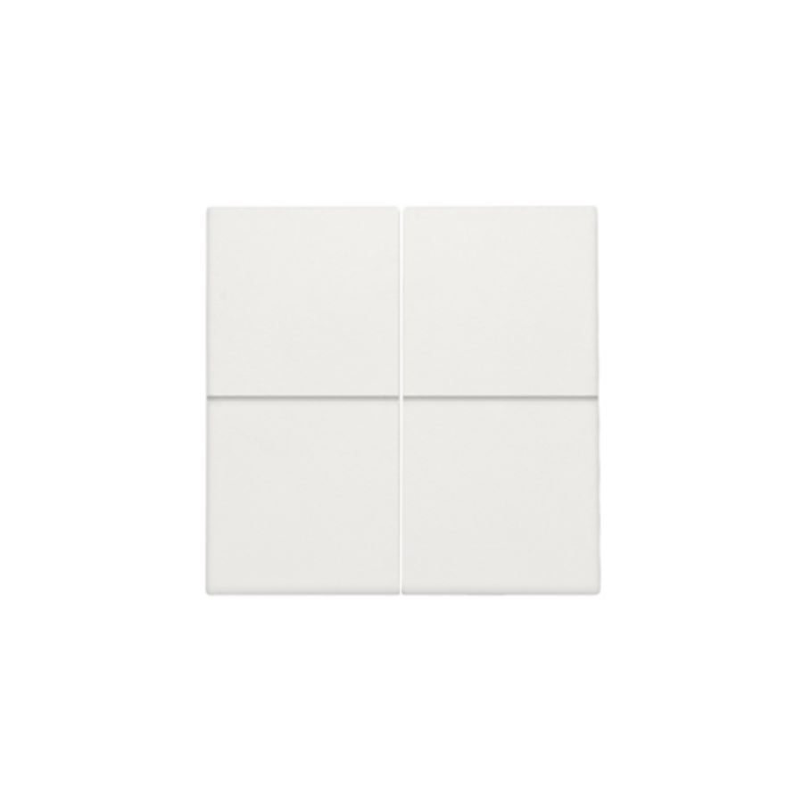 Afwerkingsset 4-voudig elektr. schakelaar/drukknop white