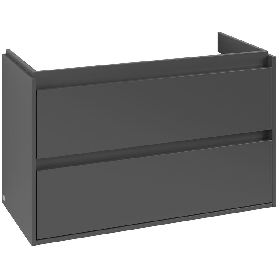 Wastafelonderkast Skyla 972x596x439mm Graphite