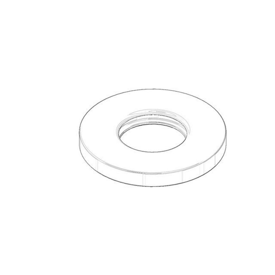 Rozet 52x6mm Mat Wit 092796004-10