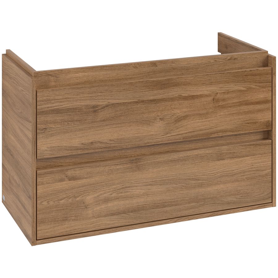 Wastafelonderkast Skyla 972x596x439mm Oak Kansas