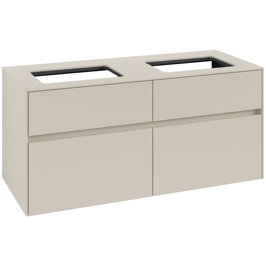 Wastafelonderkast Collaro 1200x548x500mm Cashmere Grey C11500VN