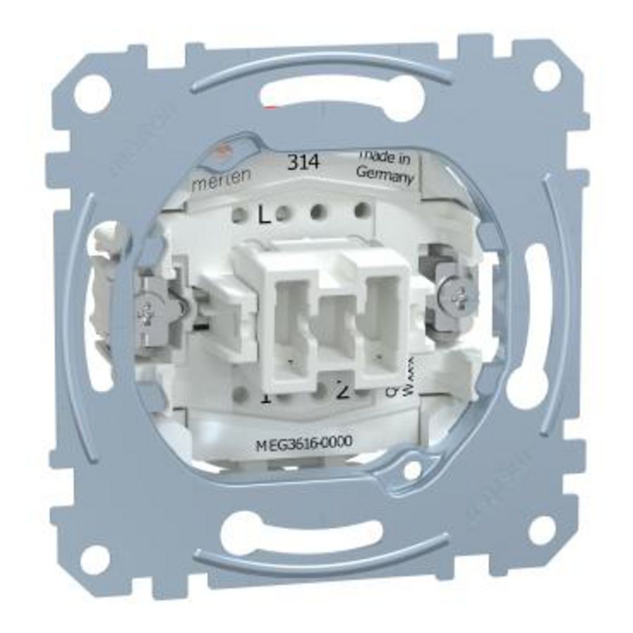 Wisselschakelaar-16A/AC 250V-Steekklemmen