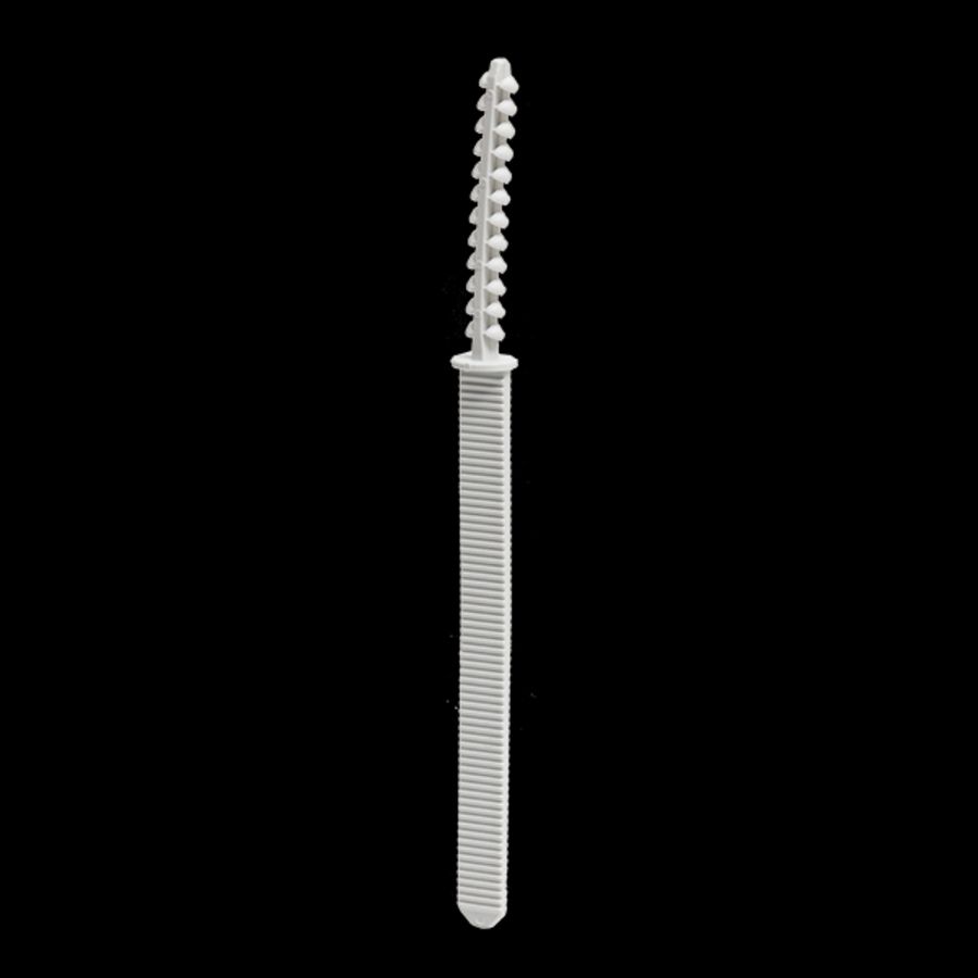 Kunststof rasterankerstrip 100mm met klemplug 55mm VVE=100