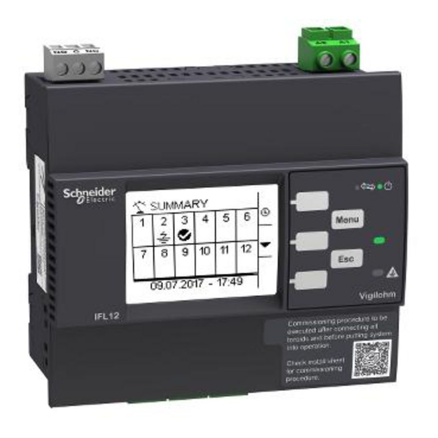 12 CHANNEL FAULT LOCATOR WITH MODBUS 100-440VAC/DC Vigilohm