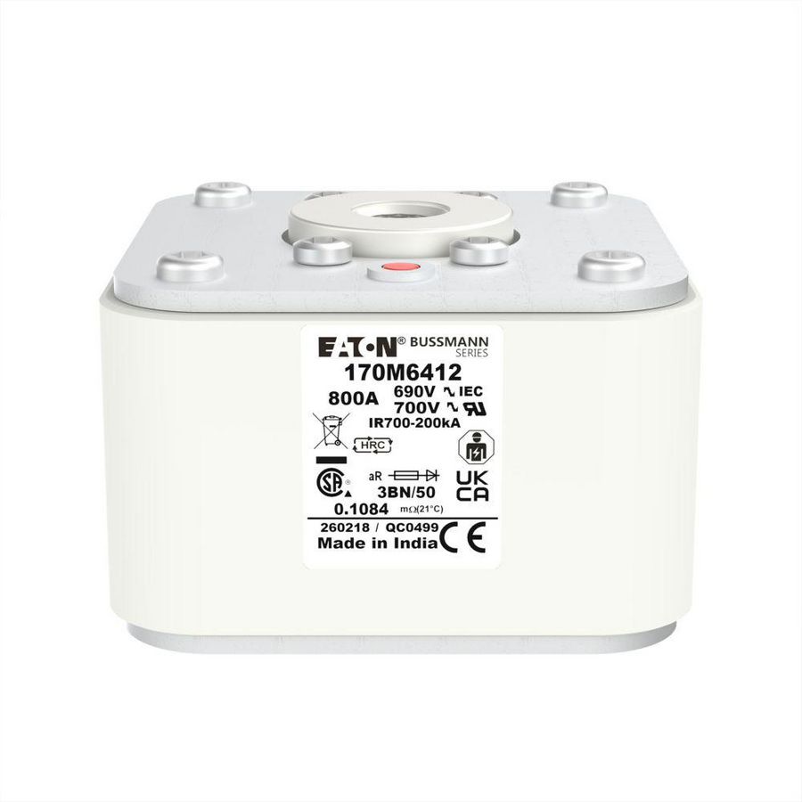 Zekering hoge snelheid 800A AC 690V 200kA 3 aR IEC UL VVE=3