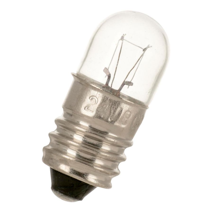Signaleringslamp E10 T9X23 24V 50mA 1.2W C-2F VVE=10