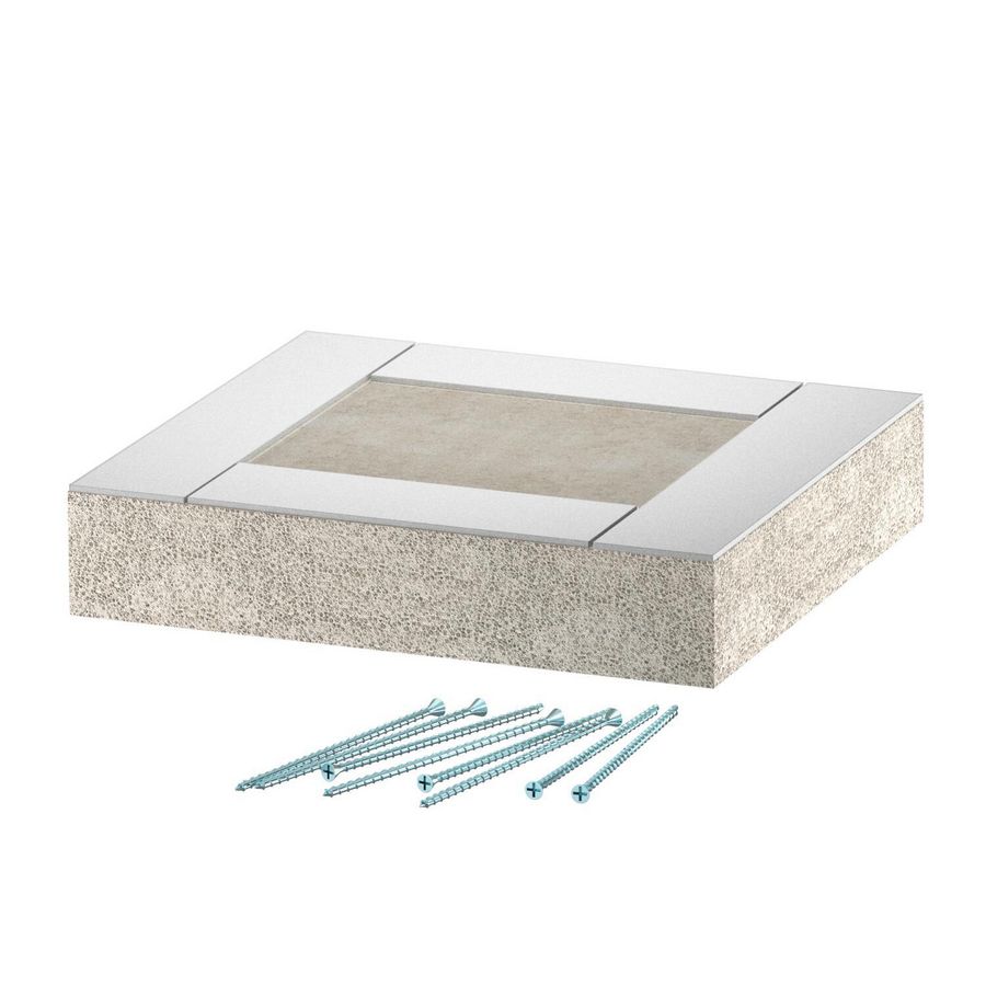 Eindstuk EI60 voor PLCS D060810 100x80 glasvezel grijs