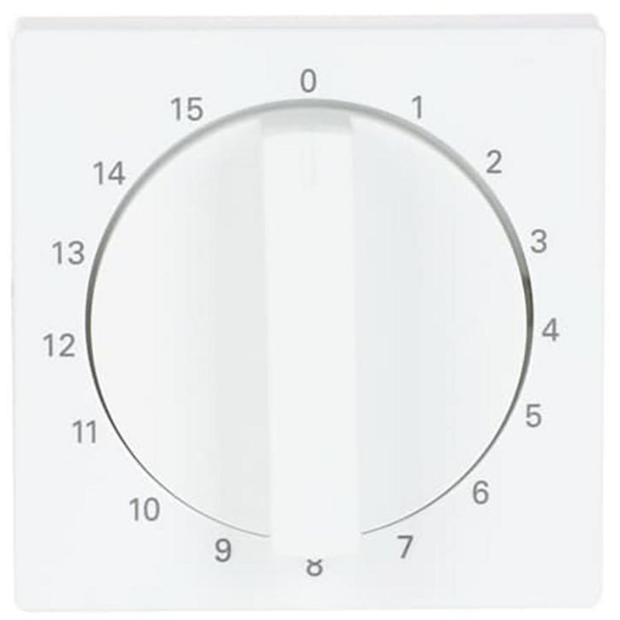 Centraalplaat + greep voor 1070U 15min s-studiowit (1770-84-103)