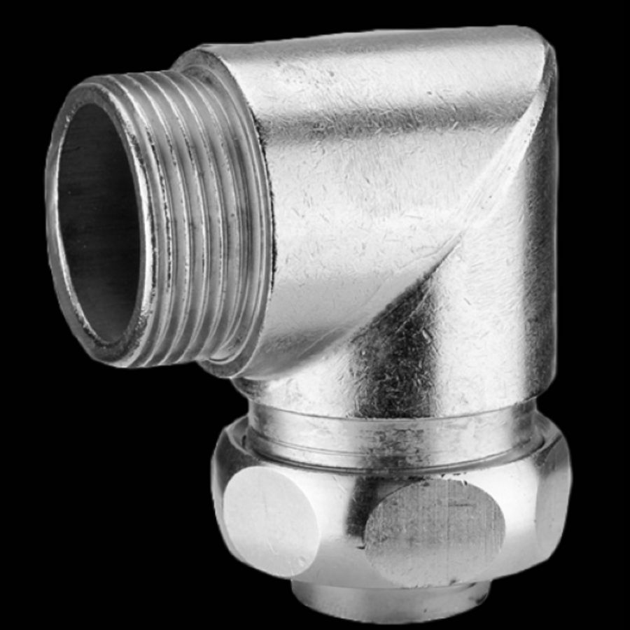 Slangwartel haaks metaal M12 IP40 Ø10mm VVE=25