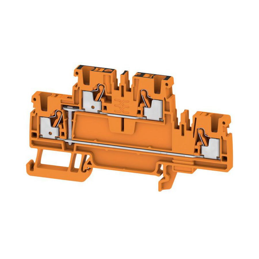 Doorvoerklem oranje 2.5mm² 800V 800V N 1547670000 VVE=50