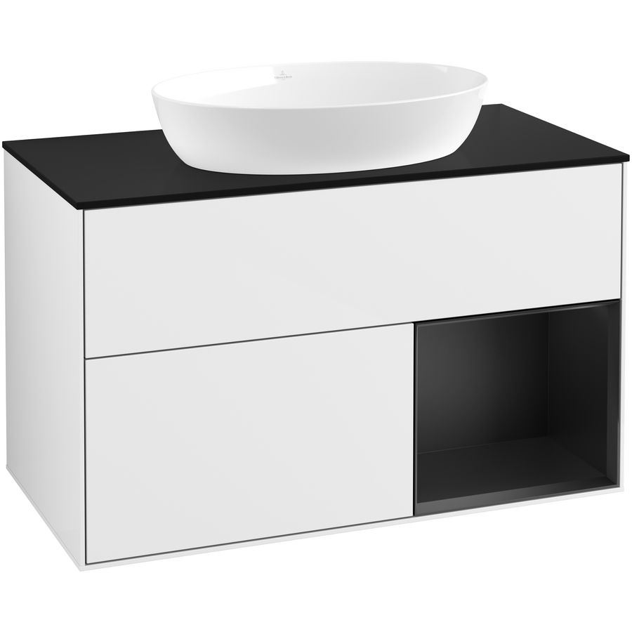 Wastafelonderkast Finion 1000x603x501mm G.White.L FA22PDGF