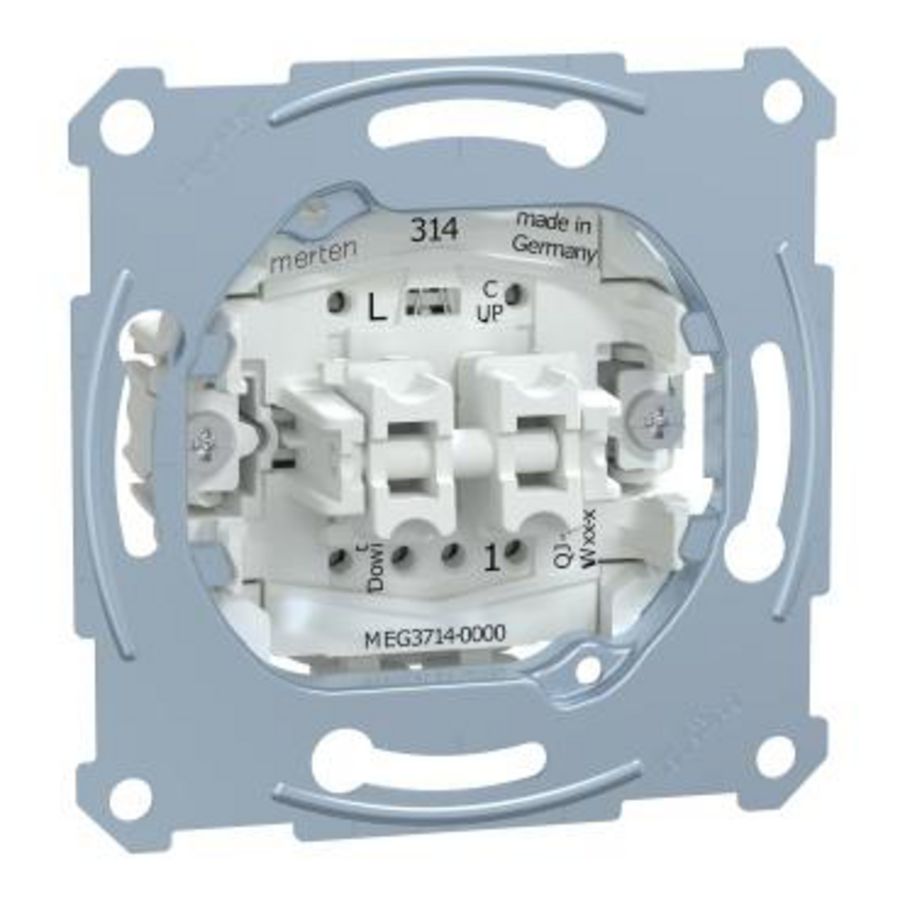 Merten-Sokkel-Jaloezieschakelaar-Extra contact-10A/AC 250V