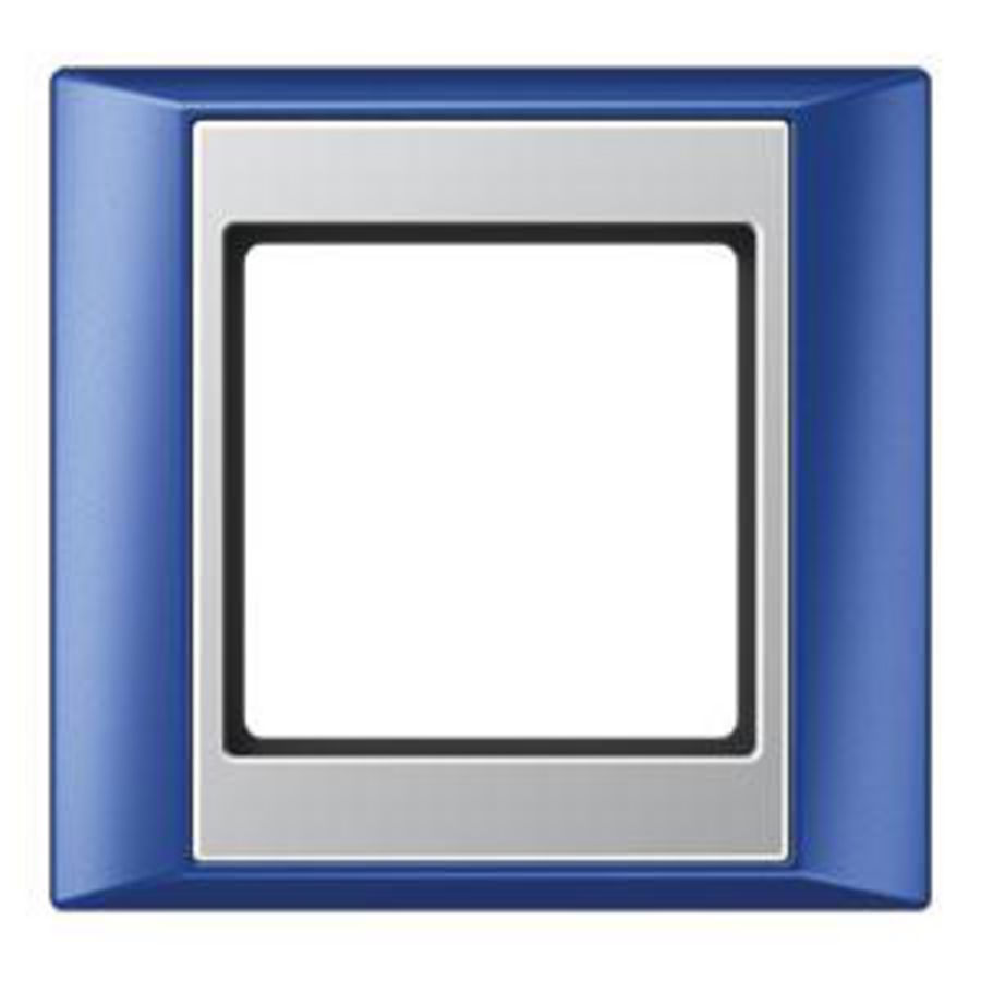 Afdekraam blauw-alu. 1-voudig A-plus VVE=10