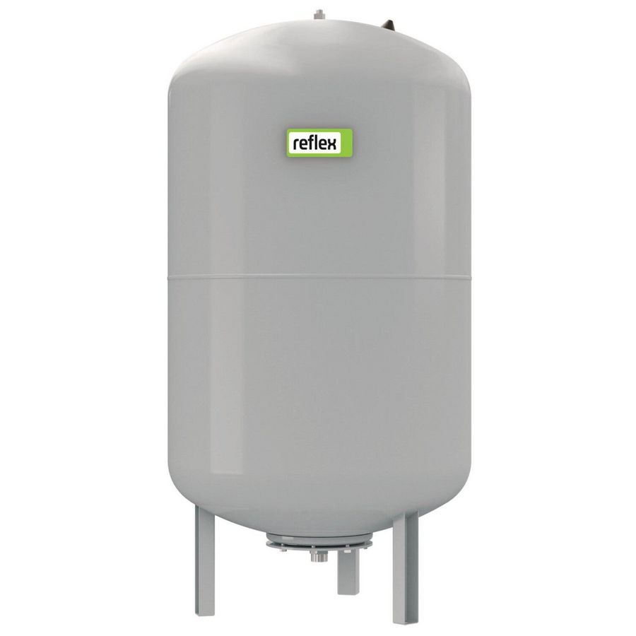 Expansievat NGV 100ltr. grijs voordruk 1,5bar aansluiting 1" max. 6bar staand model