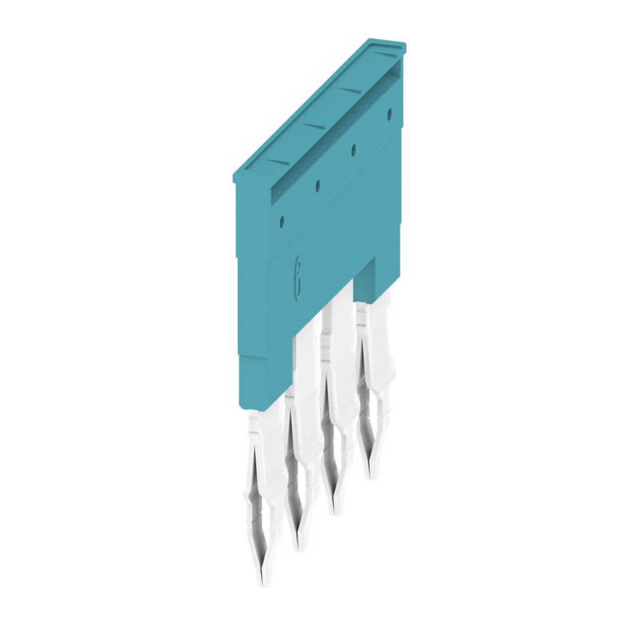 Dwarsverbinder (terminal) Plugged blauw 41 A p: 4 P VVE=60
