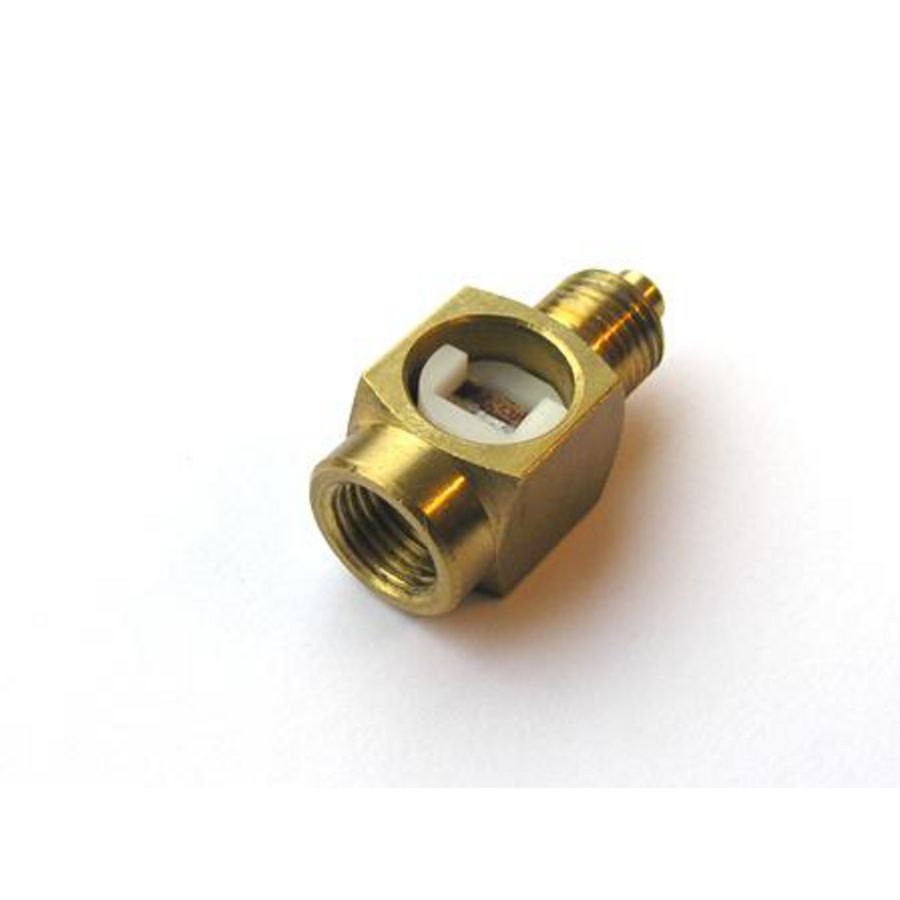 Thermokoppelonderbreker M10x1 met uitwendige aansluitlip.