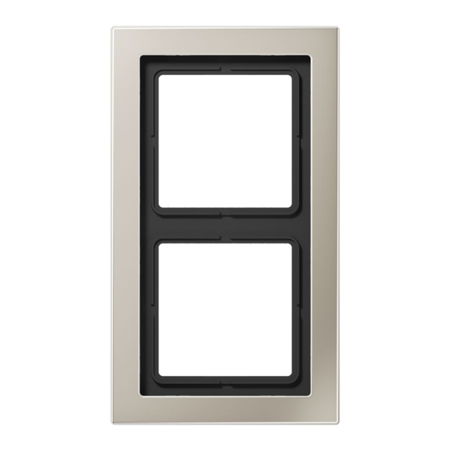 Afdekraam edelstaal 2-voudig LS-design