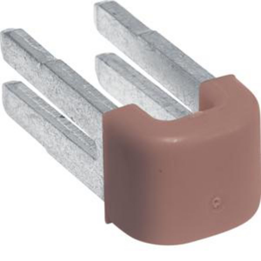 Zak a 10st. Steekbrug voor aansluitklemmen fase KNxxP bruin