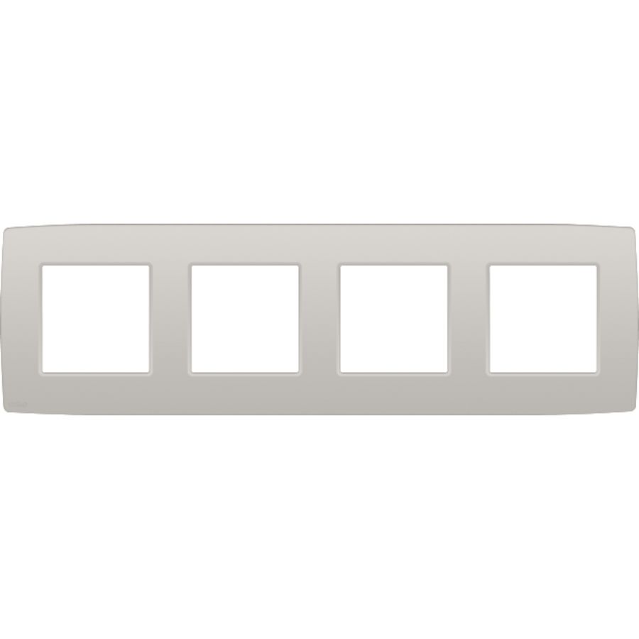 4-voudig afdekplaat hoh 71mm Original light gre