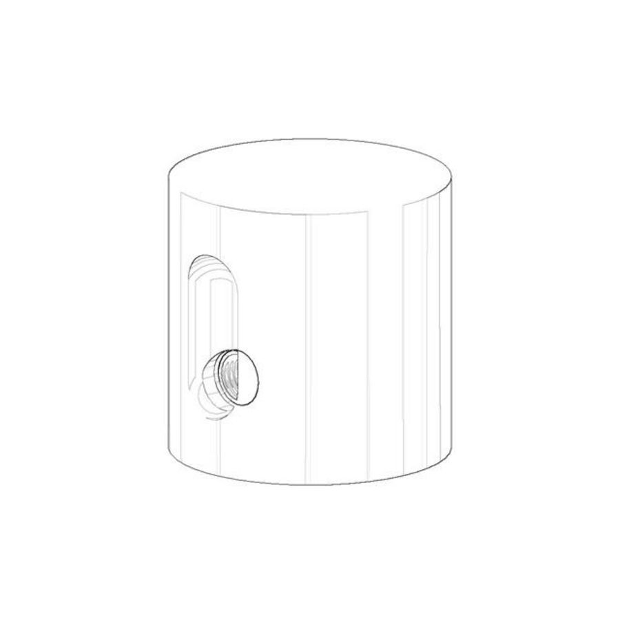 Greep 20x20mm chr 092085003-00