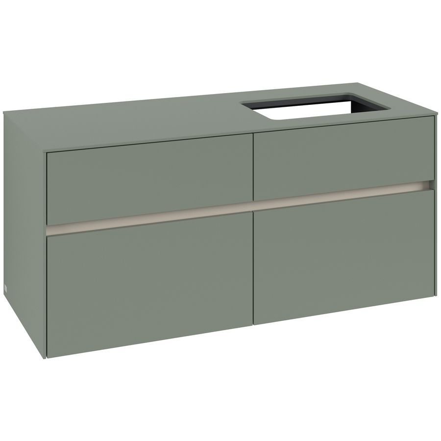 Wastafelonderkast Collaro 1200x548x500mm Soft Green C114B0AF