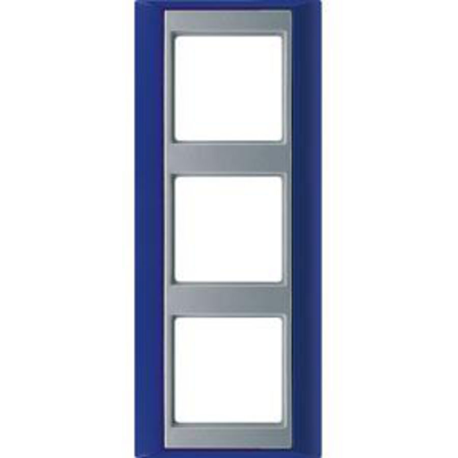 Afdekraam blauw-alu. 3-voudig A-plus VVE=10