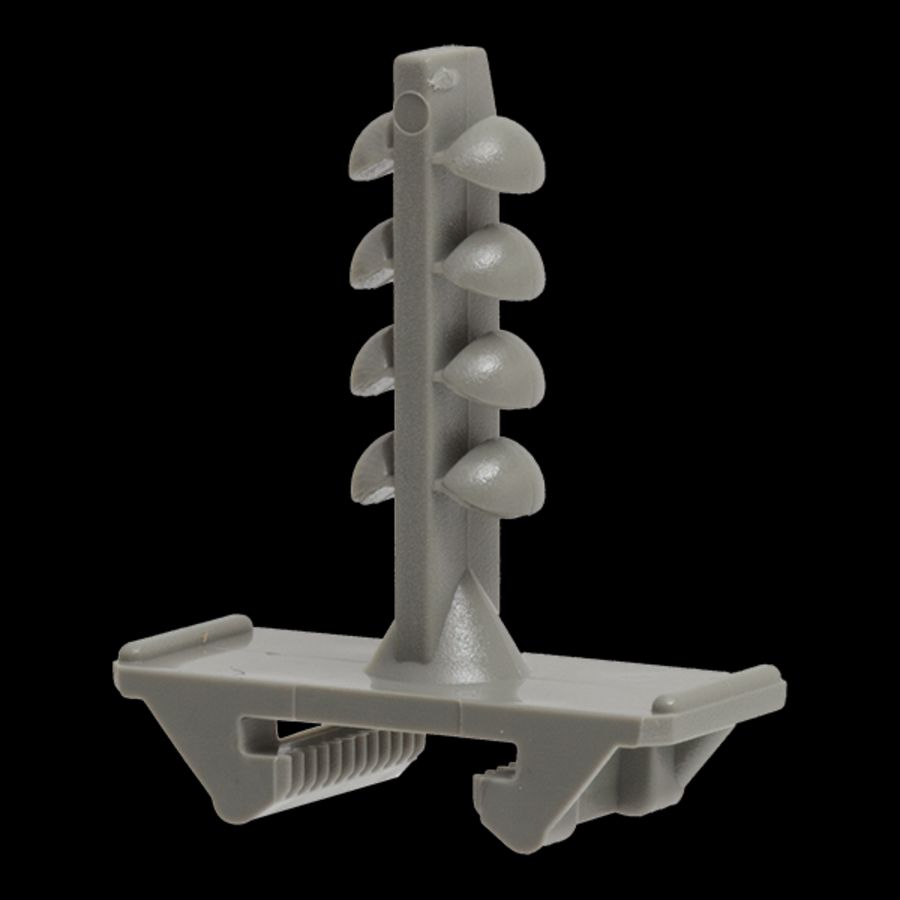 Montageplug halogeenvrij 30mm voor beton donkergrijs VVE=100