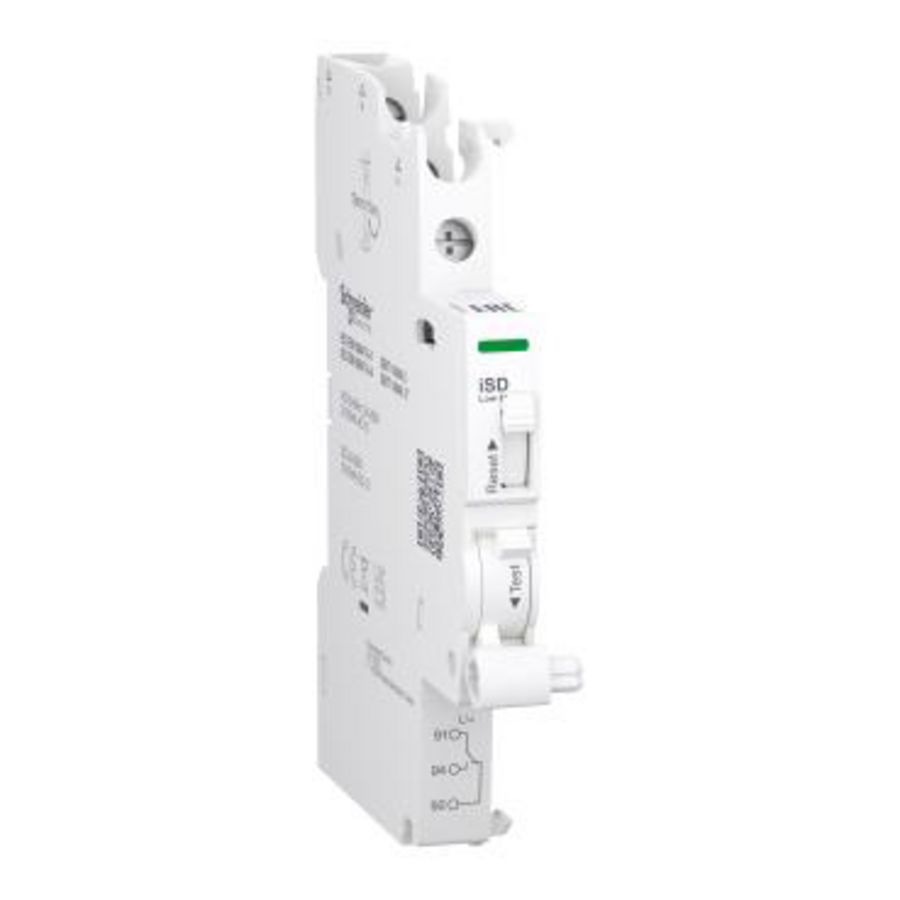 Aux. contact Acti9 A9A iSD 1 C/O 2mA to 100mA 24VAC to 250VA