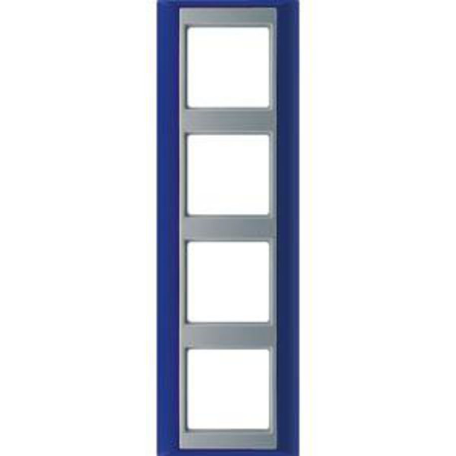 Afdekraam blauw-alu. 4-voudig A-plus VVE=10