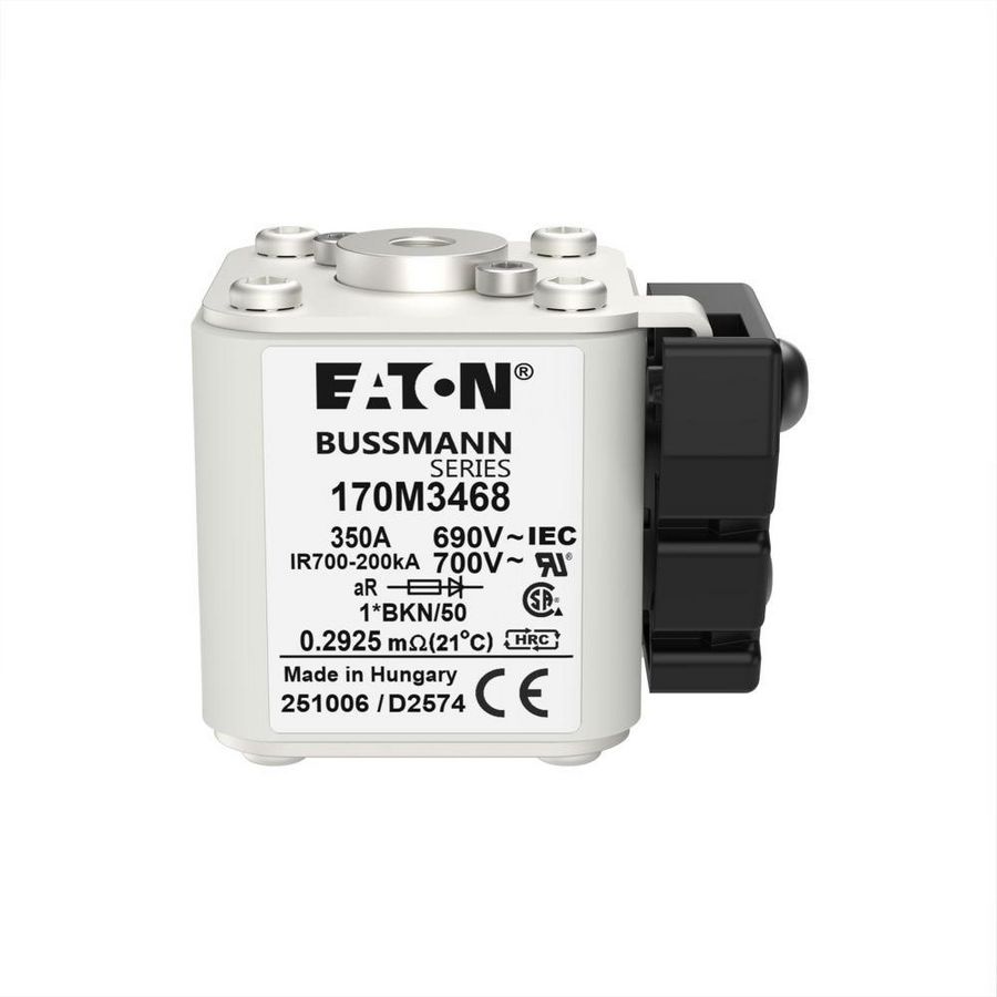 Zekering hoge snelheid 350A AC 690V 200kA compact 1 aR VVE=6
