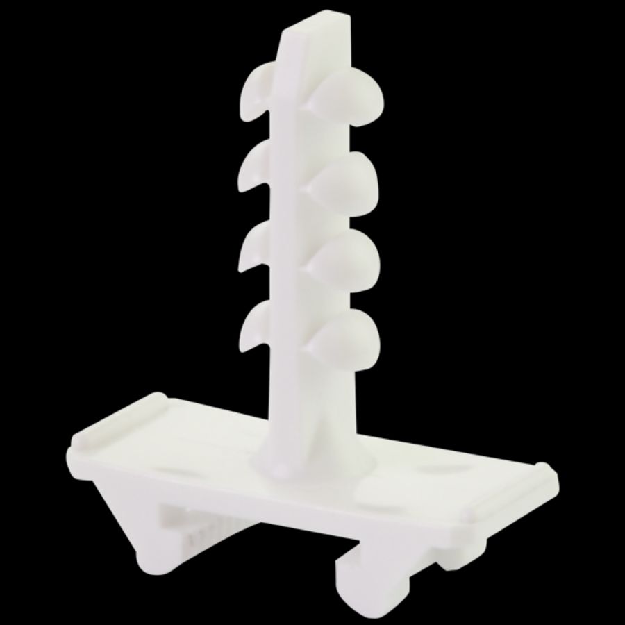 Montageplug halogeenvrij 30mm voor beton wit VVE=100