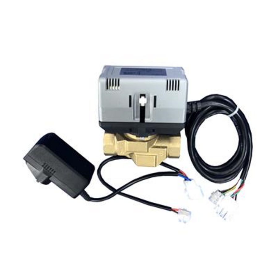 2-weg zoneventiel 22mm knel 24V met eindcontact