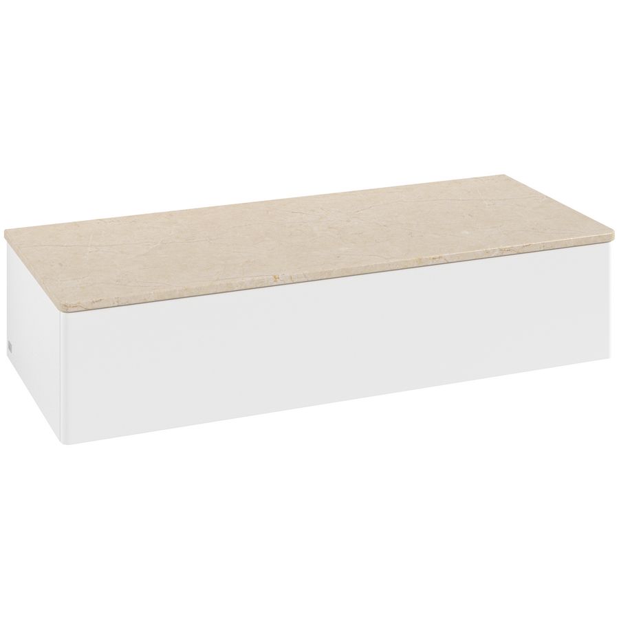 Sideboard Antao 1200x268x500mm White Matt Lacquer L41003MT