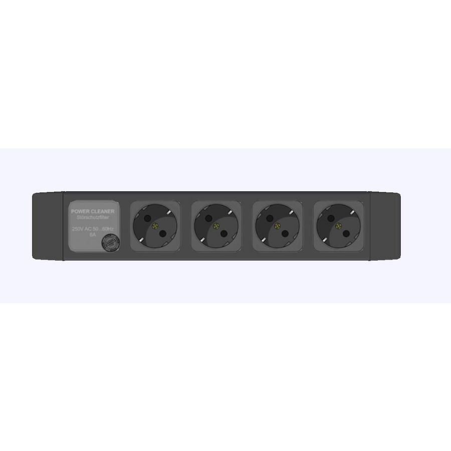 Contactdooscombinatie 4x230v 45° met netfilter