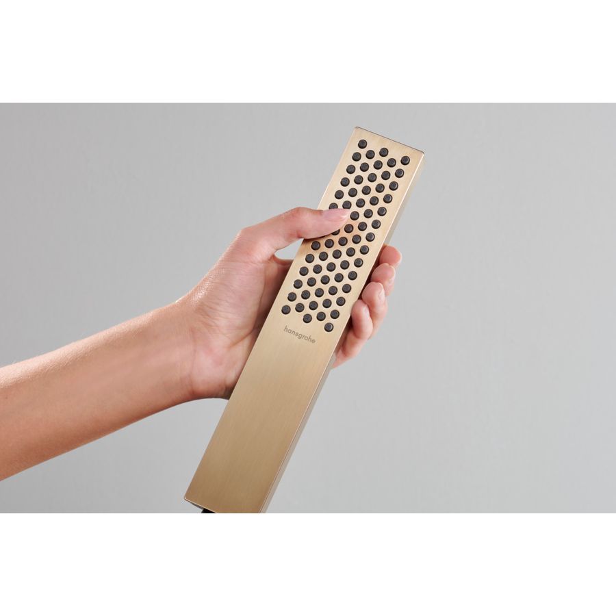 Pulsify E staafhanddouche 100 1 straalsoort EcoSmart+ brushed bronze