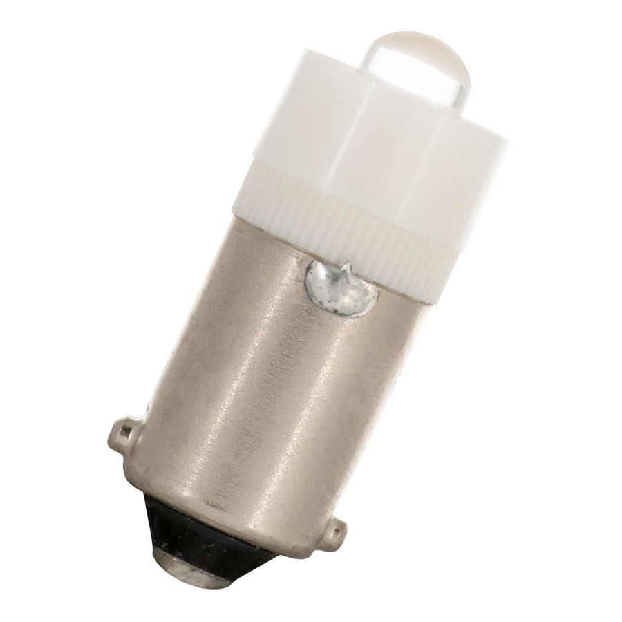 Signaleringslamp Ba9s T10X24 S.LED 12V AC/DC wit