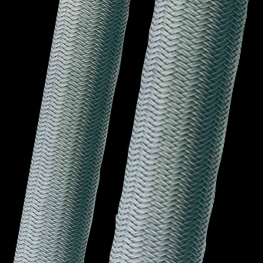 Rol a 100m. Beschermslang gevlochten ID18 grijs